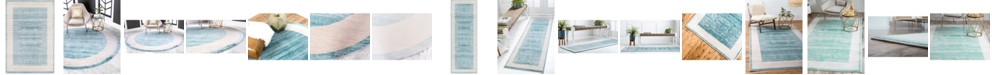 Jill Zarin  Yorkville Uptown Jzu007 Turquoise Area Rug Collection
